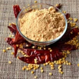 Andhra Paruppu Podi (With Garlic)